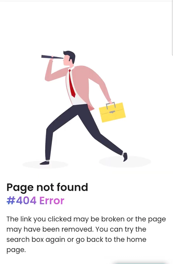404 Error